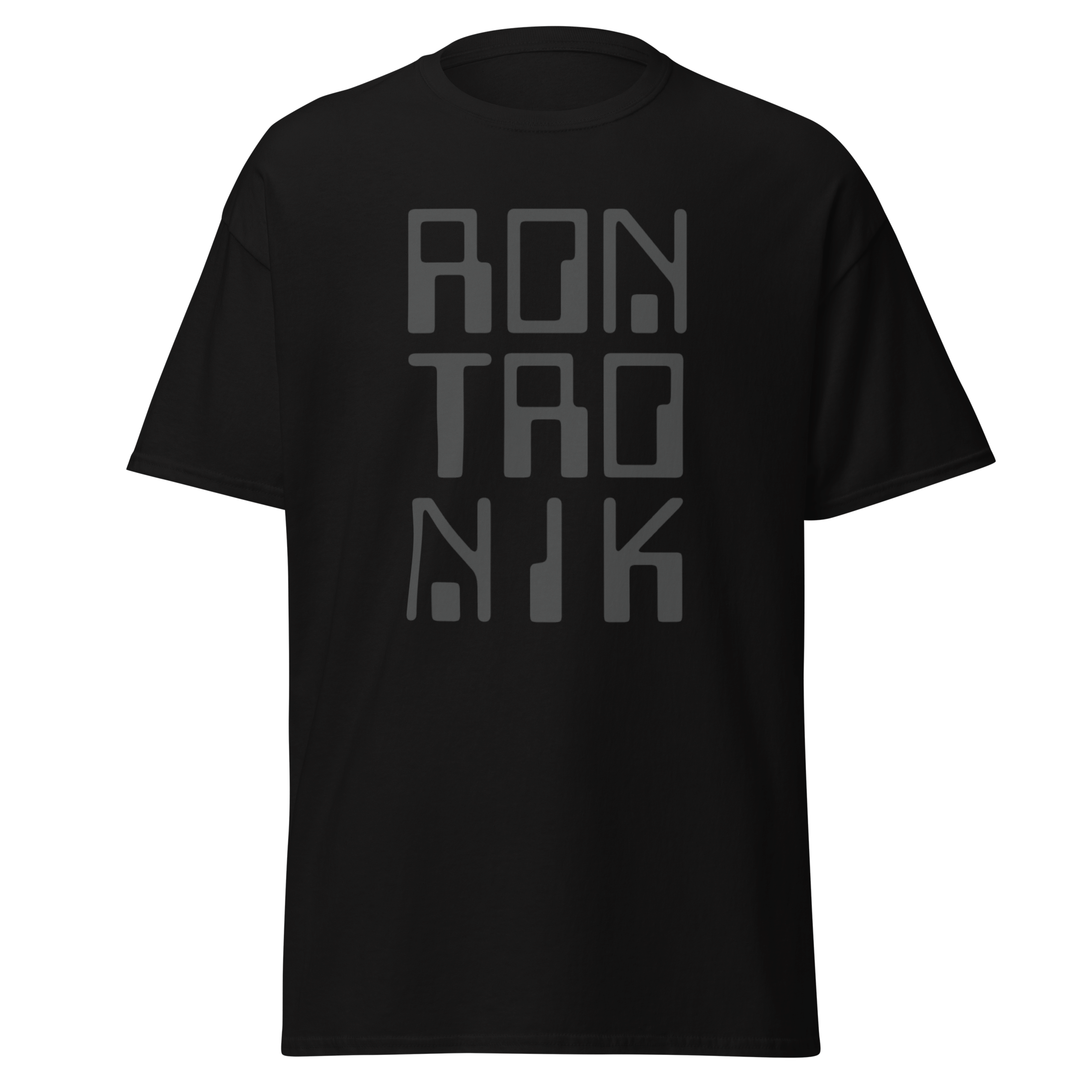 Rontronik Stacked Text Logo T-Shirt